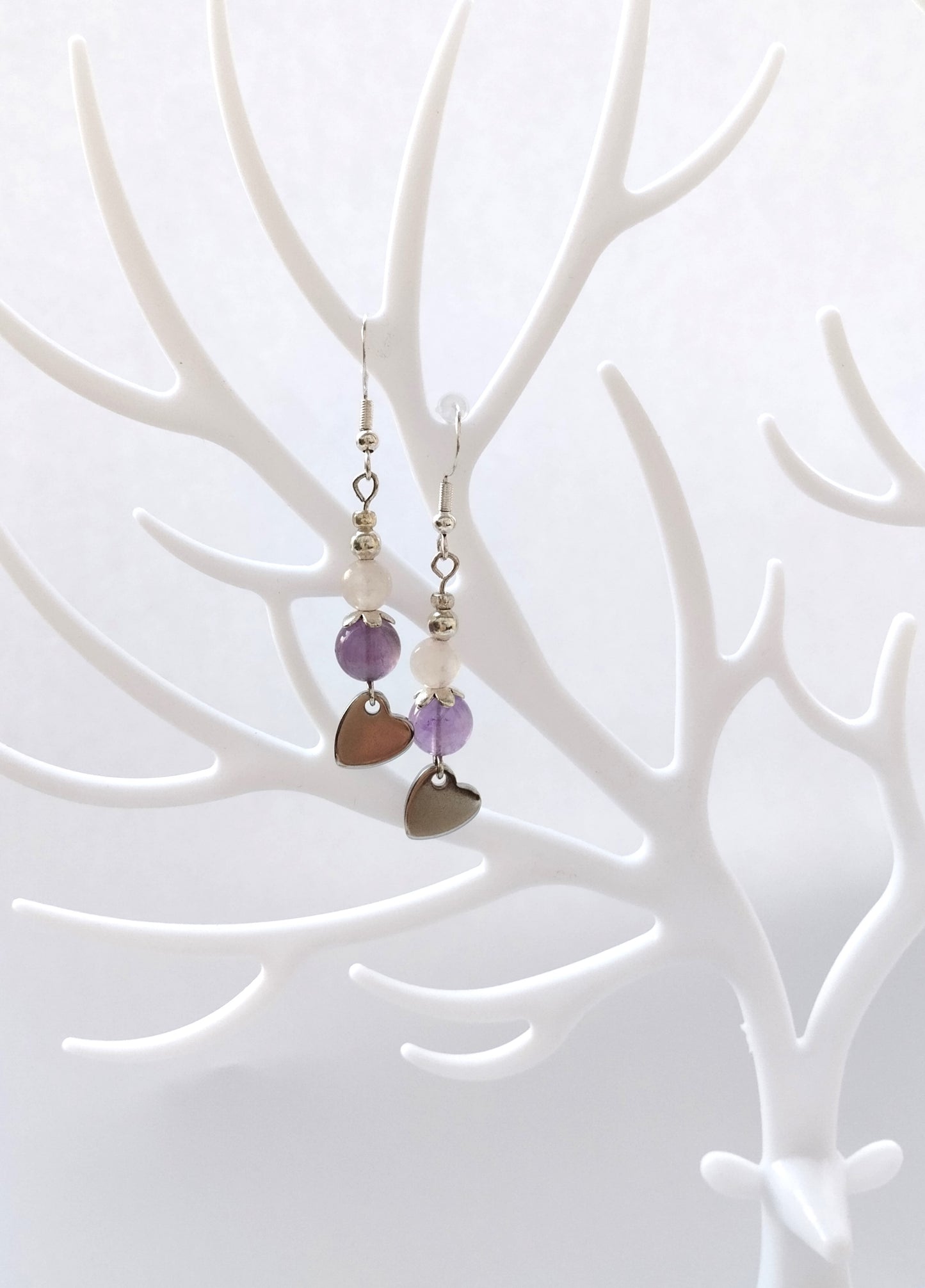 AMETISTAS IR ROŽINIS KVARCAS