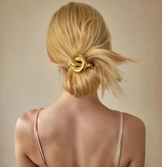 PLAUKŲ GUMYTĖ ROŽĖ